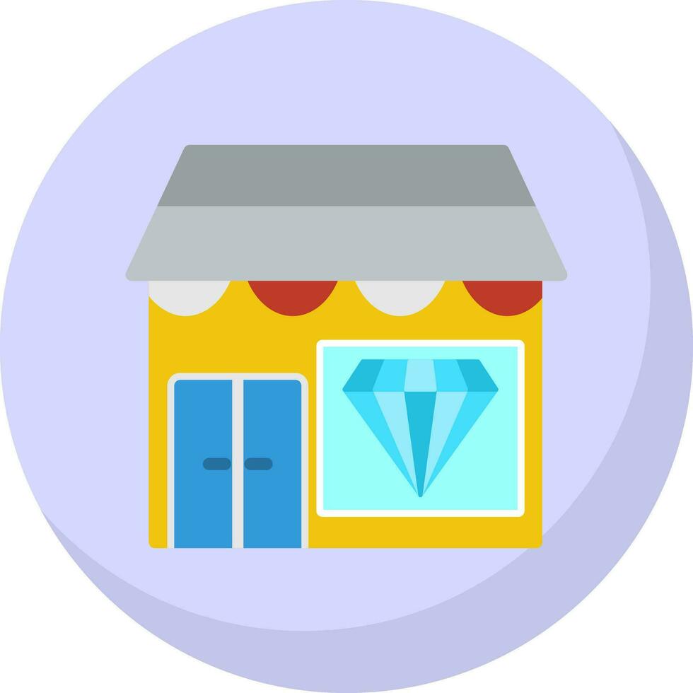 Jewelry shop Vector Icon Design