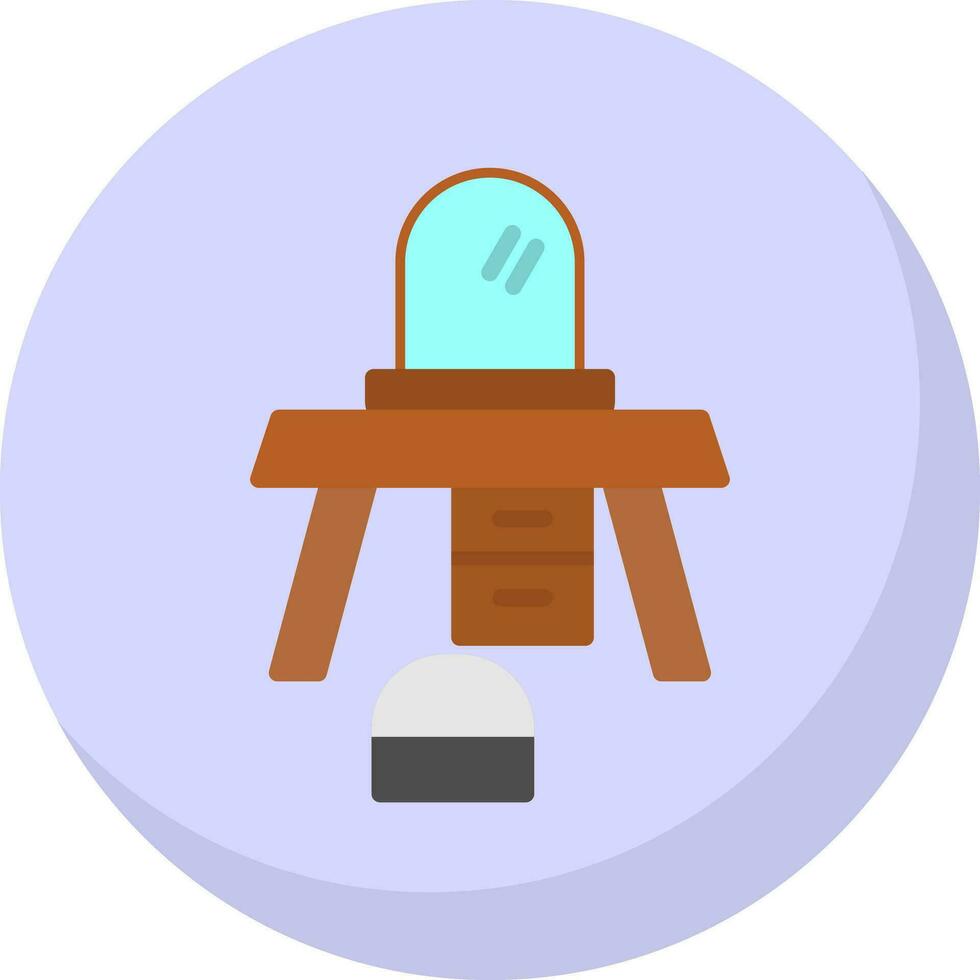 Dressing table Vector Icon Design