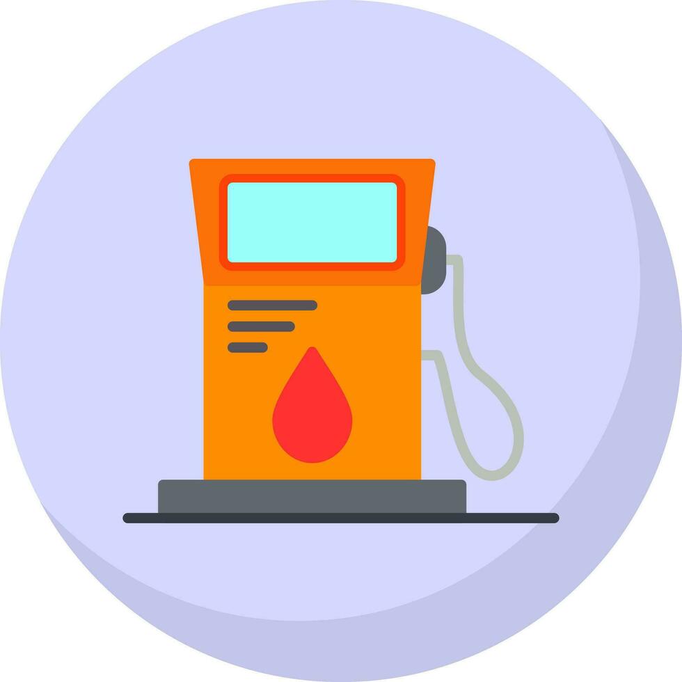 Gas station Vector Icon Design