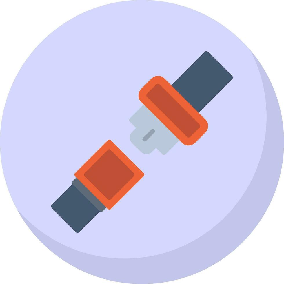 Seat belt Vector Icon Design