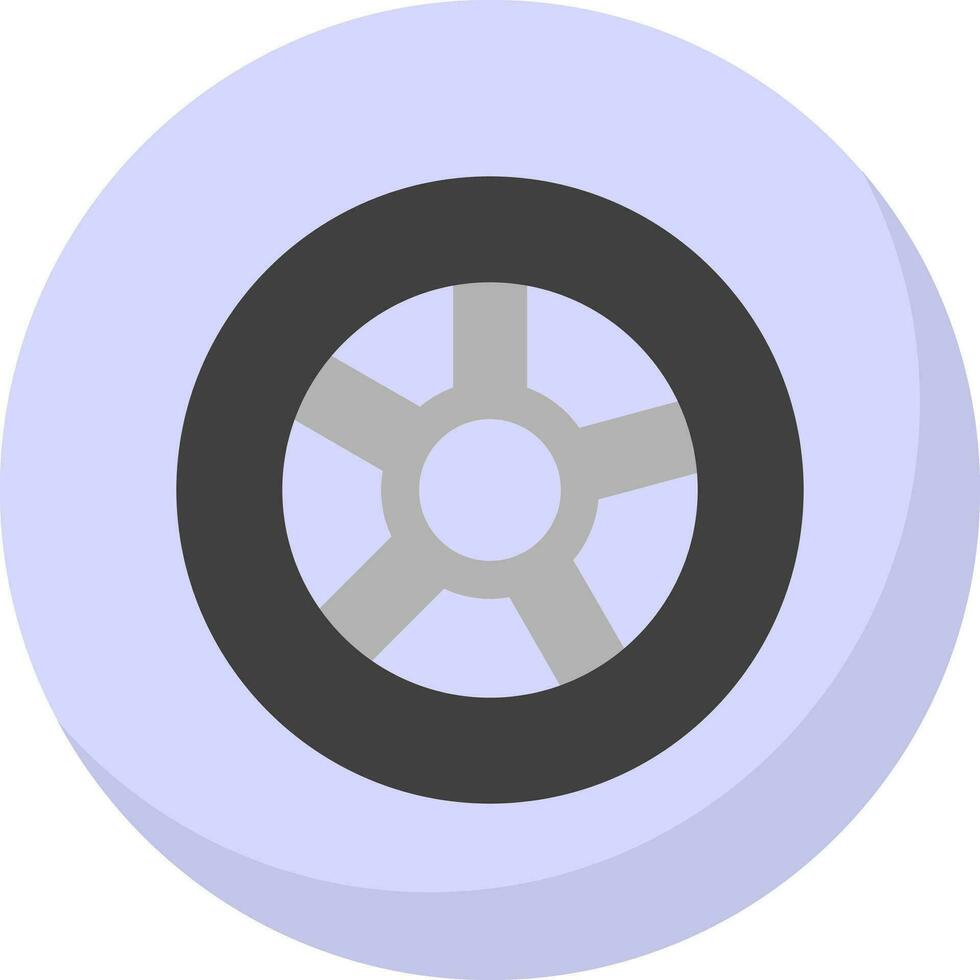 Wheel Vector Icon Design