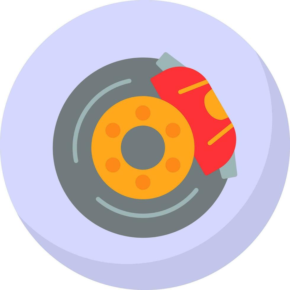 Brake disc Vector Icon Design