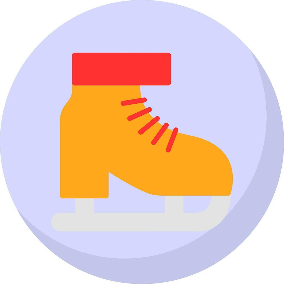 Ice skate Vector Icon Design