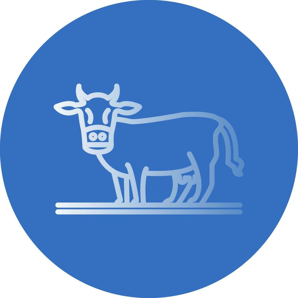 Cow Vector Icon Design