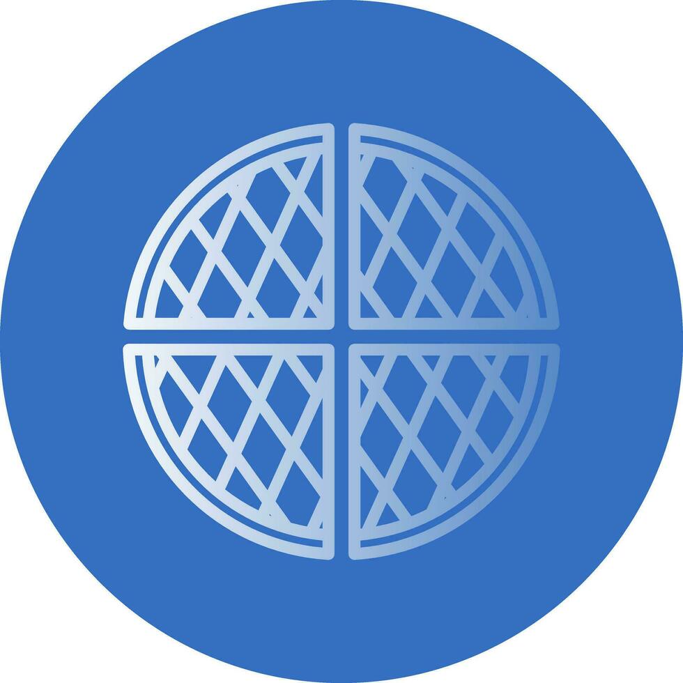 Waffle Vector Icon Design