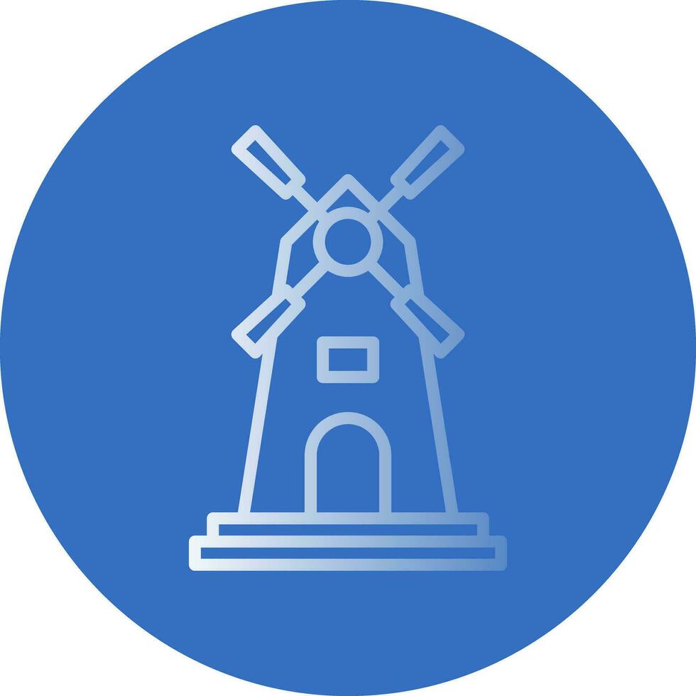 Windmill Vector Icon Design