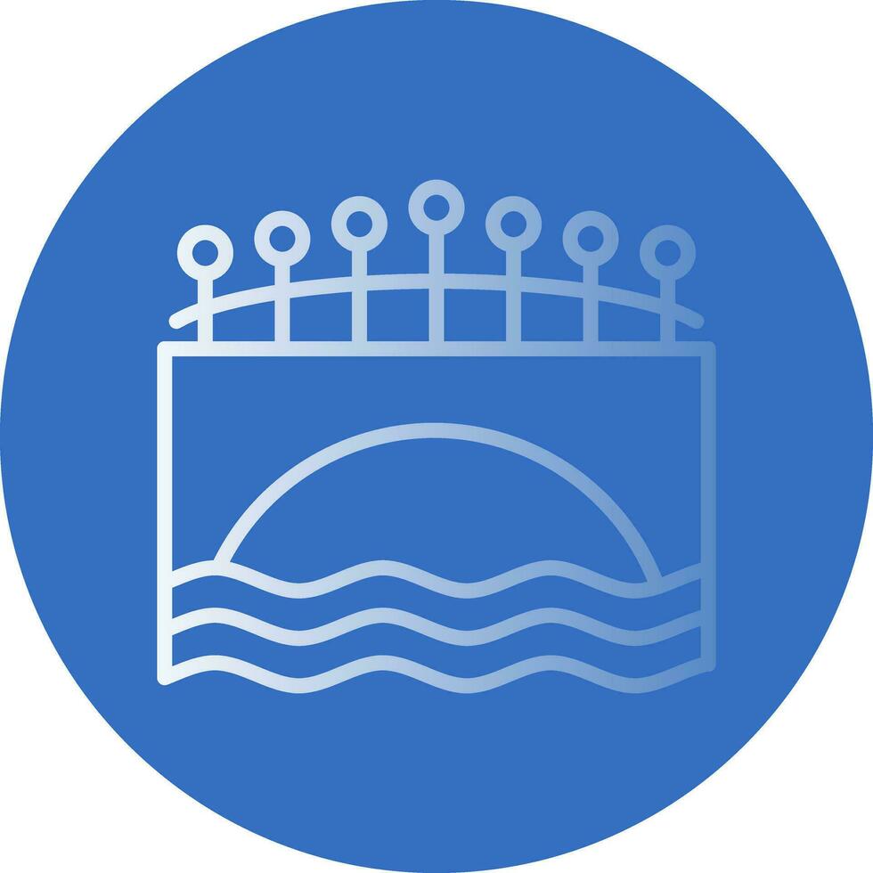 Canal Vector Icon Design
