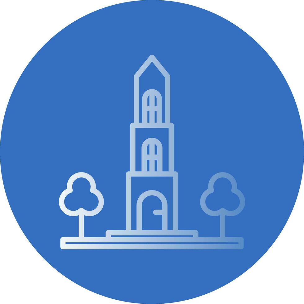 Dom tower Vector Icon Design