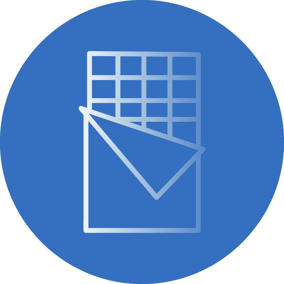 Chocolate bar Vector Icon Design