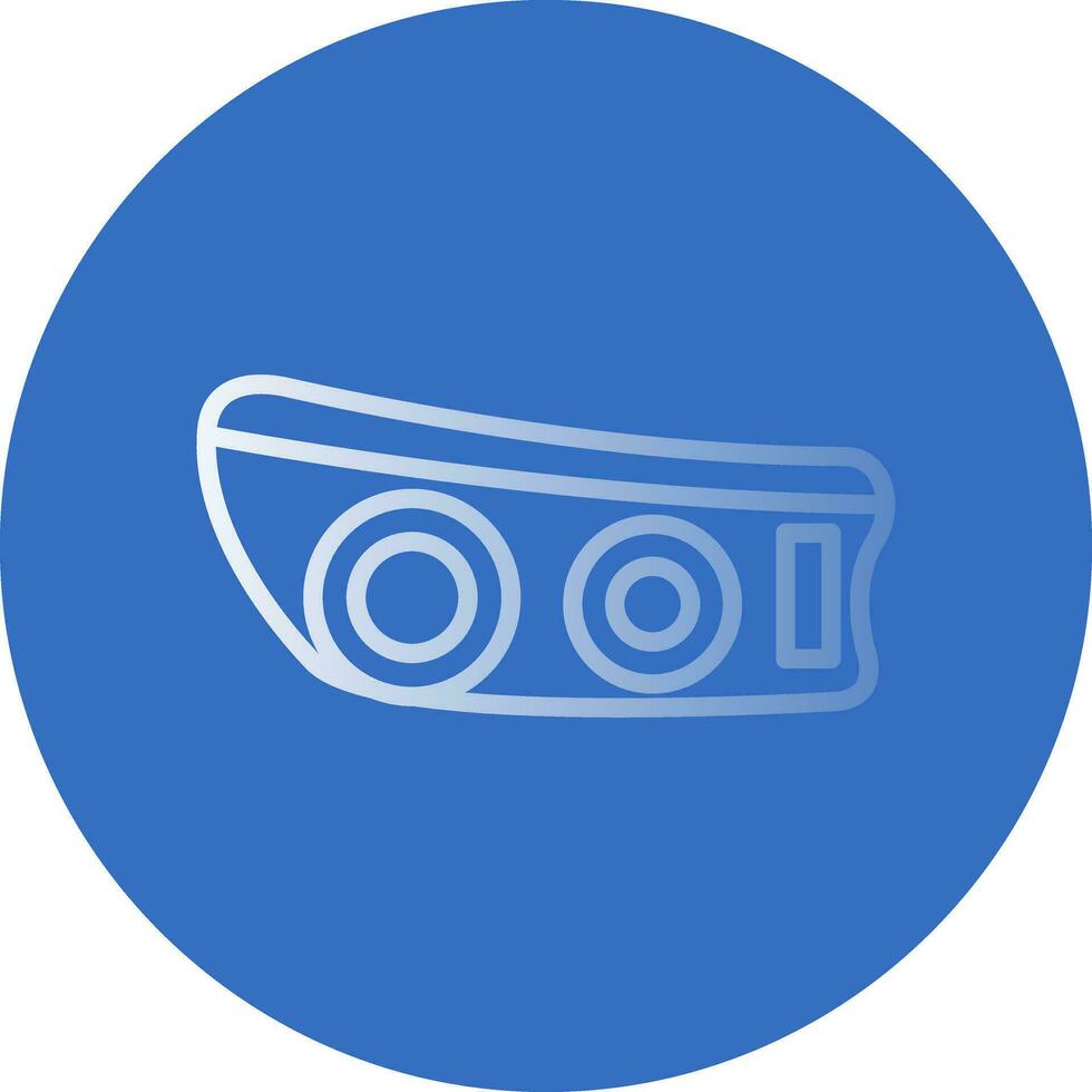 Head light Vector Icon Design