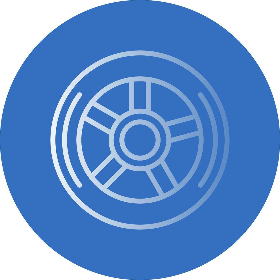 Wheel Vector Icon Design