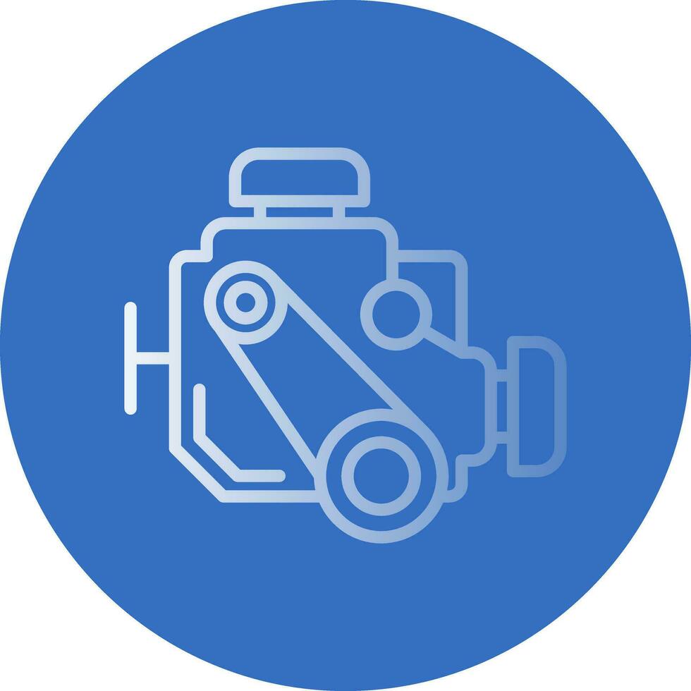 Car engine Vector Icon Design