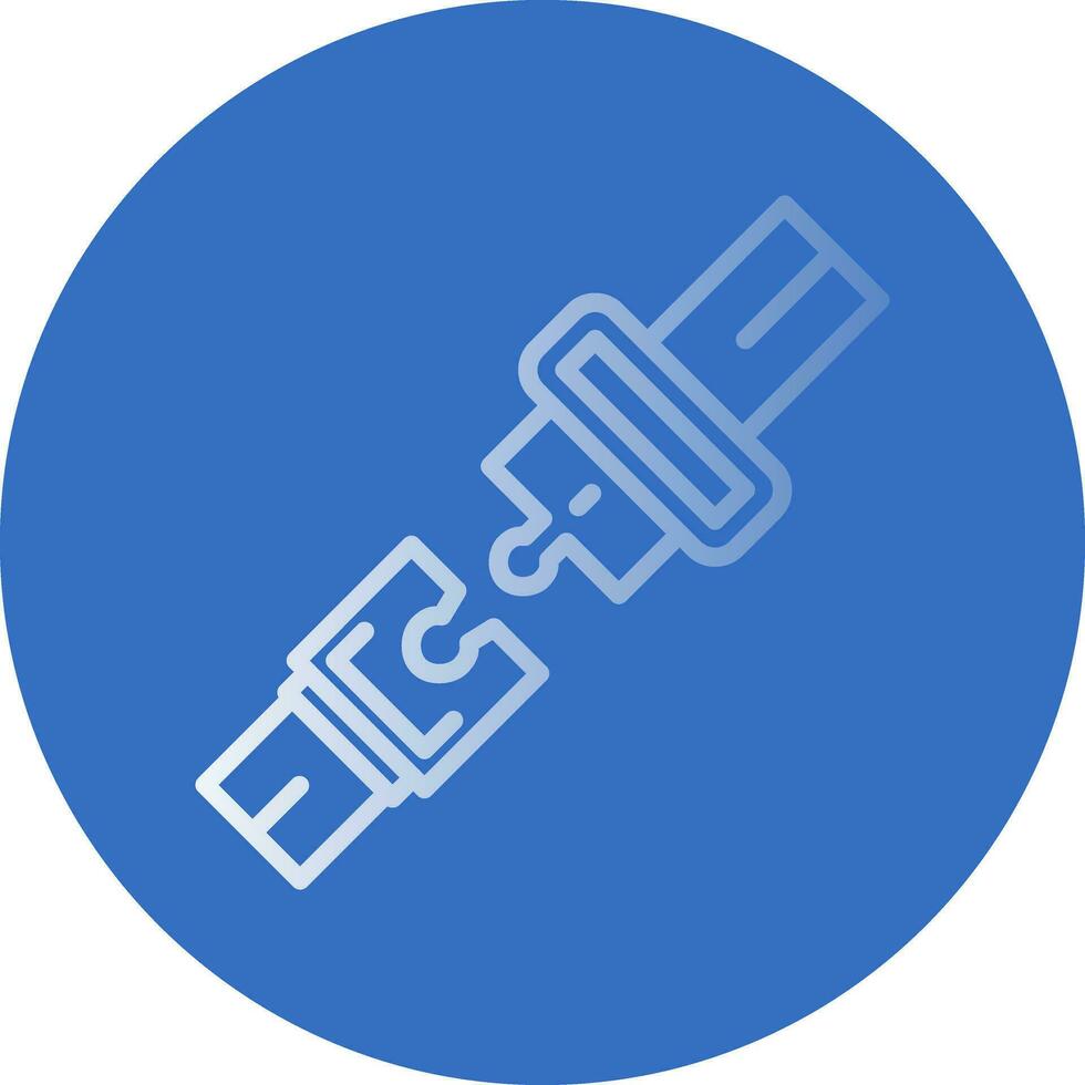 Seatbelt Vector Icon Design