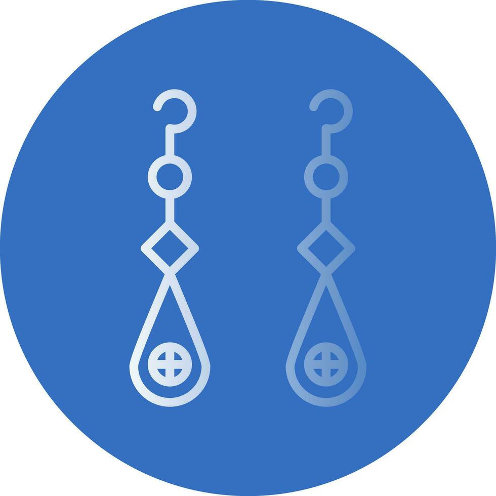 Earrings Vector Icon Design