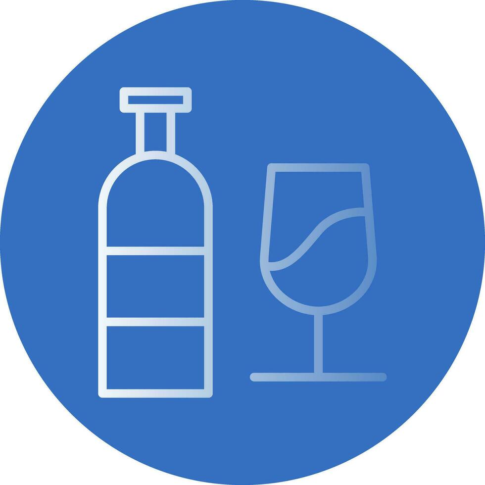 diseño de icono de vector de botella de vino