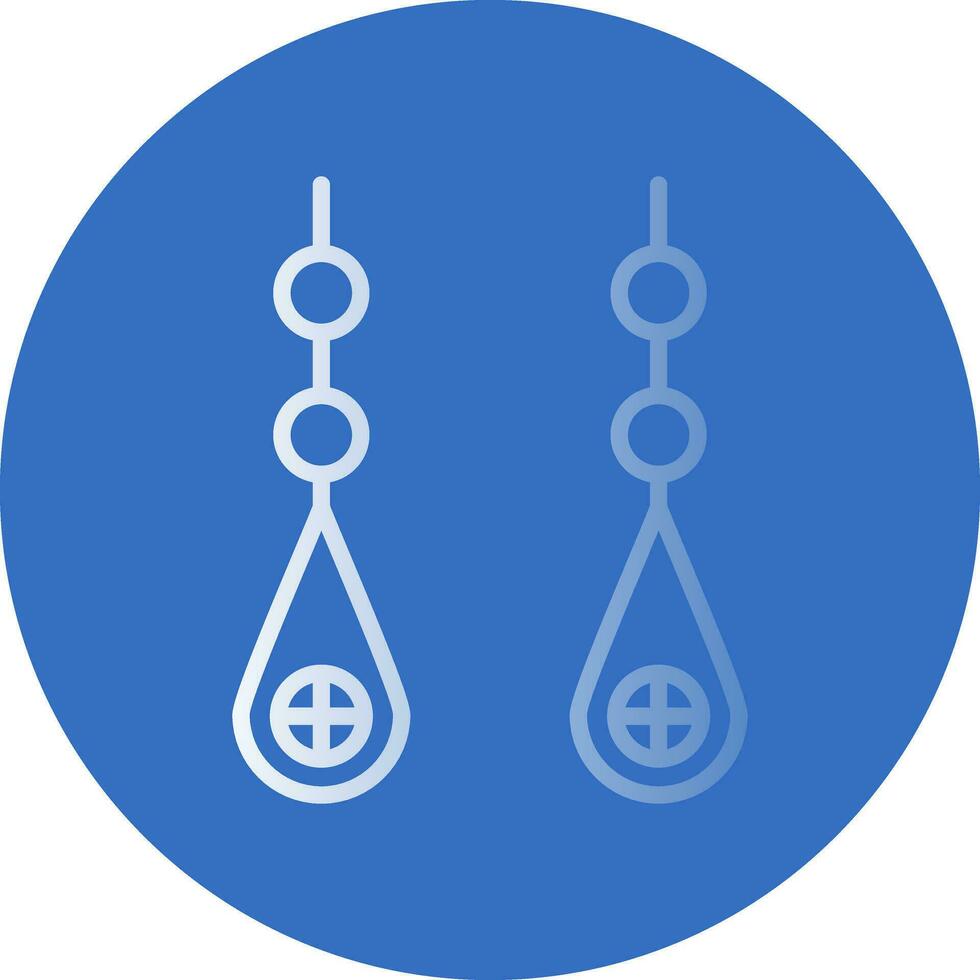 Earring Vector Icon Design