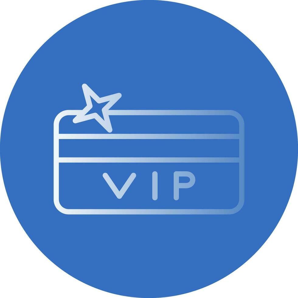 Vip card Vector Icon Design