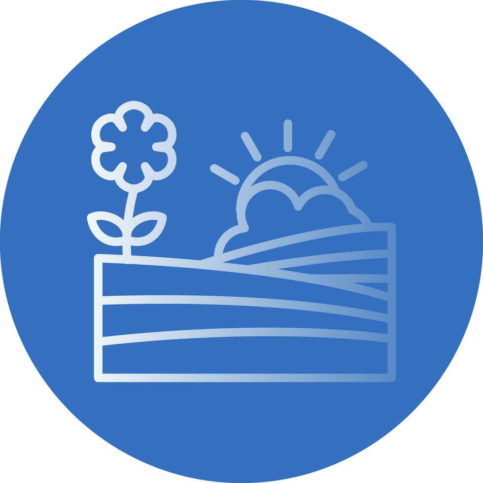Mont des arts gardens Vector Icon Design