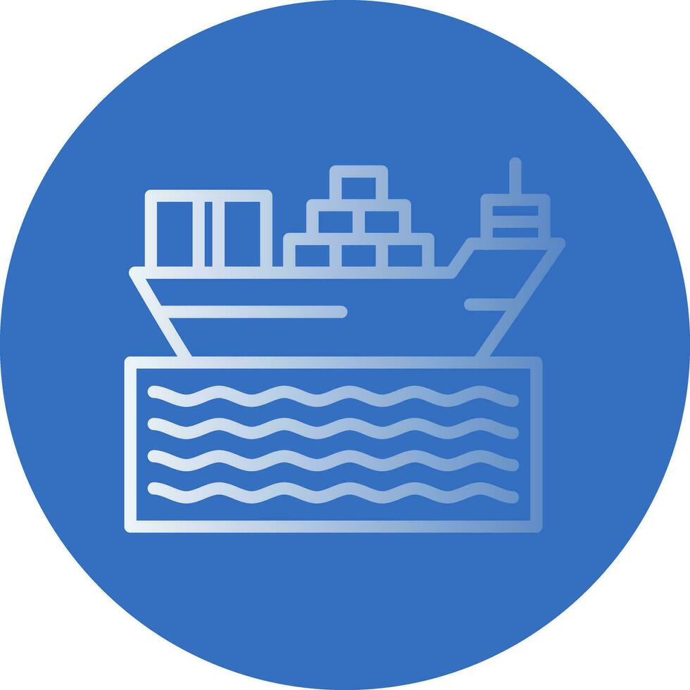 Ship Vector Icon Design