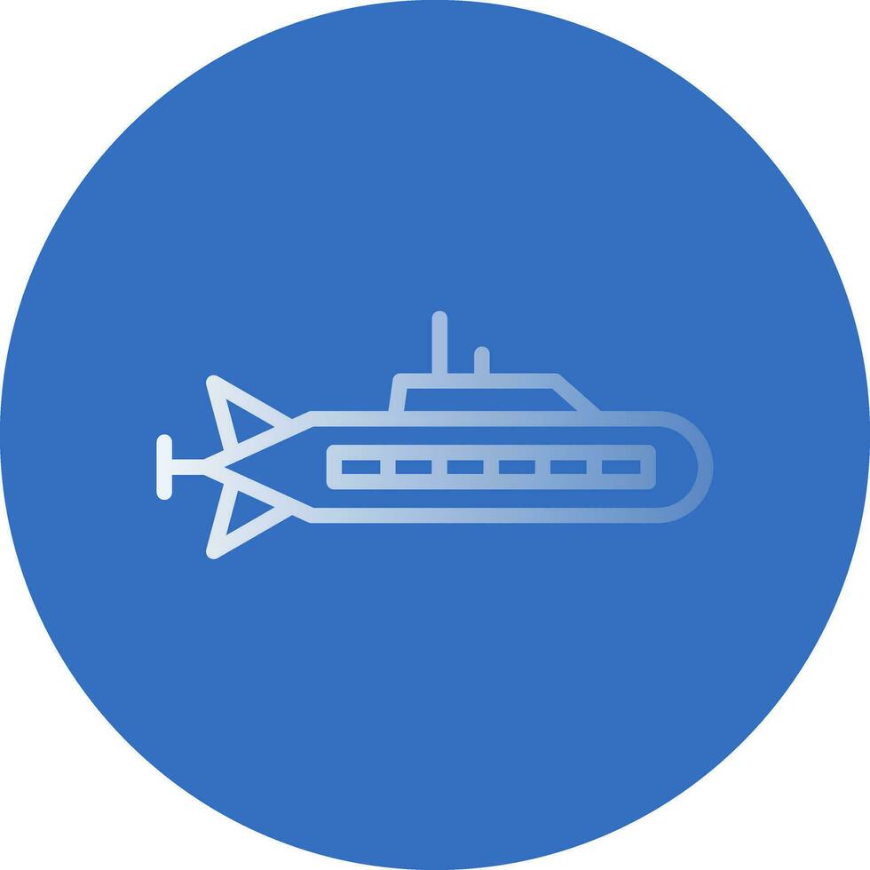 Submarine Vector Icon Design
