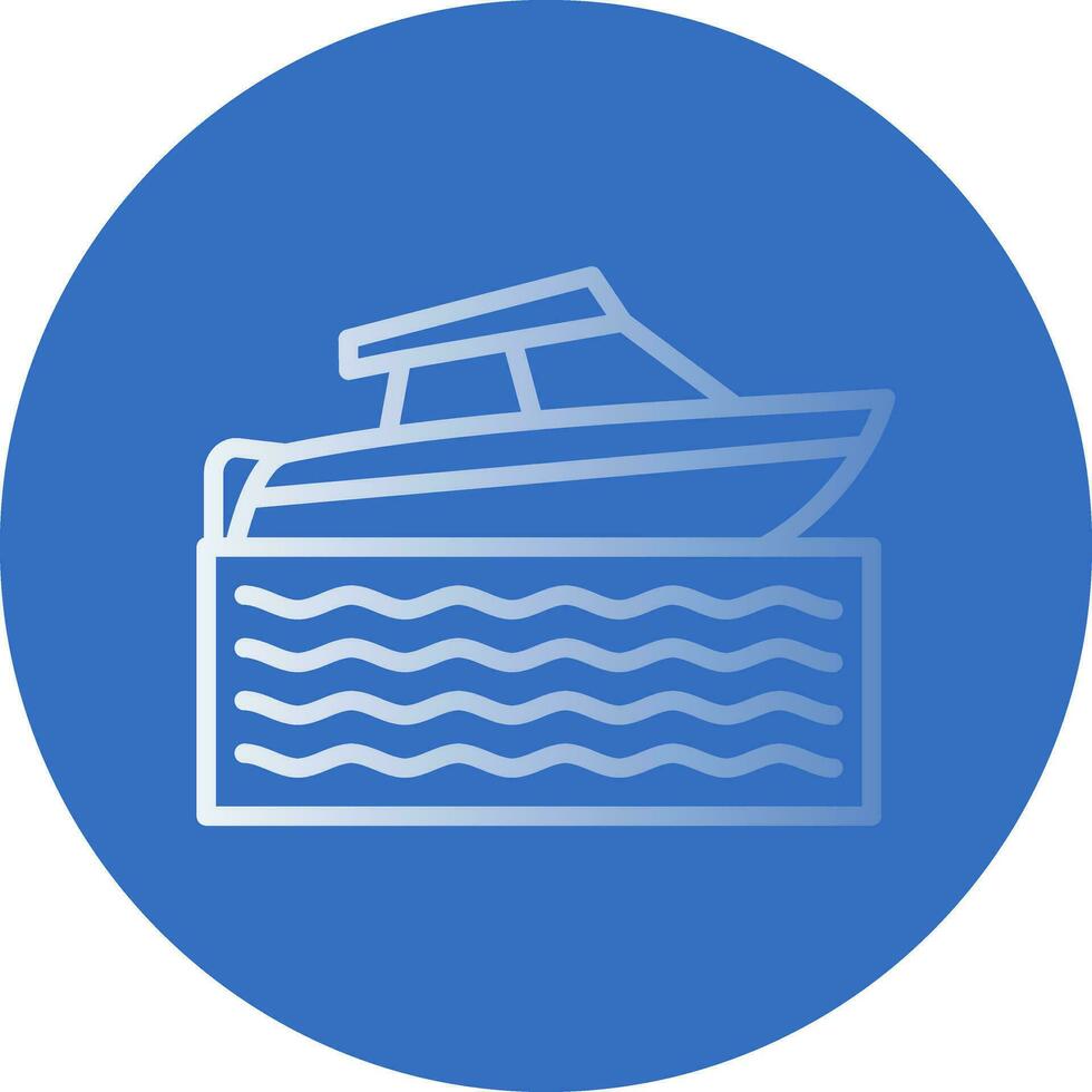 Speed boat Vector Icon Design