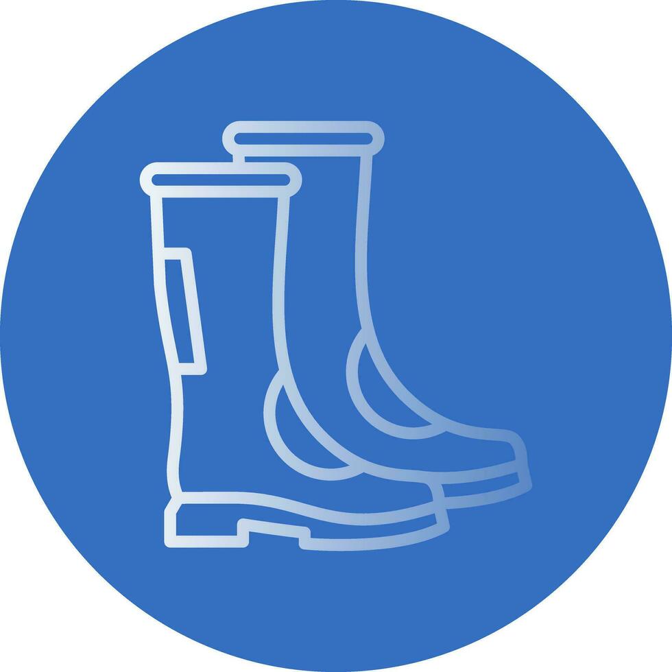 diseño de icono de vector de botas