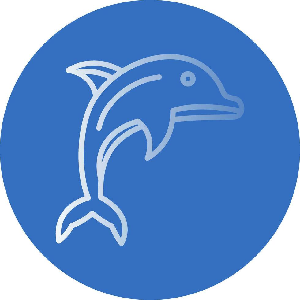 Dolphin Vector Icon Design