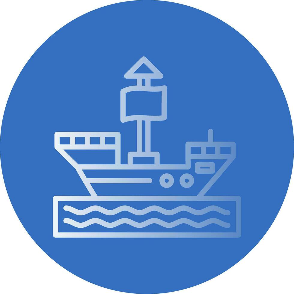 Pirate ship Vector Icon Design