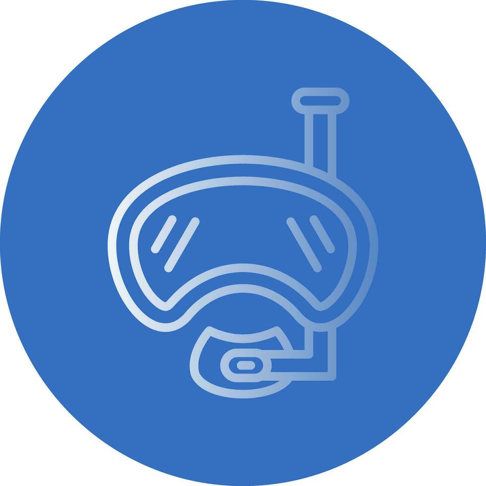 Diving mask Vector Icon Design