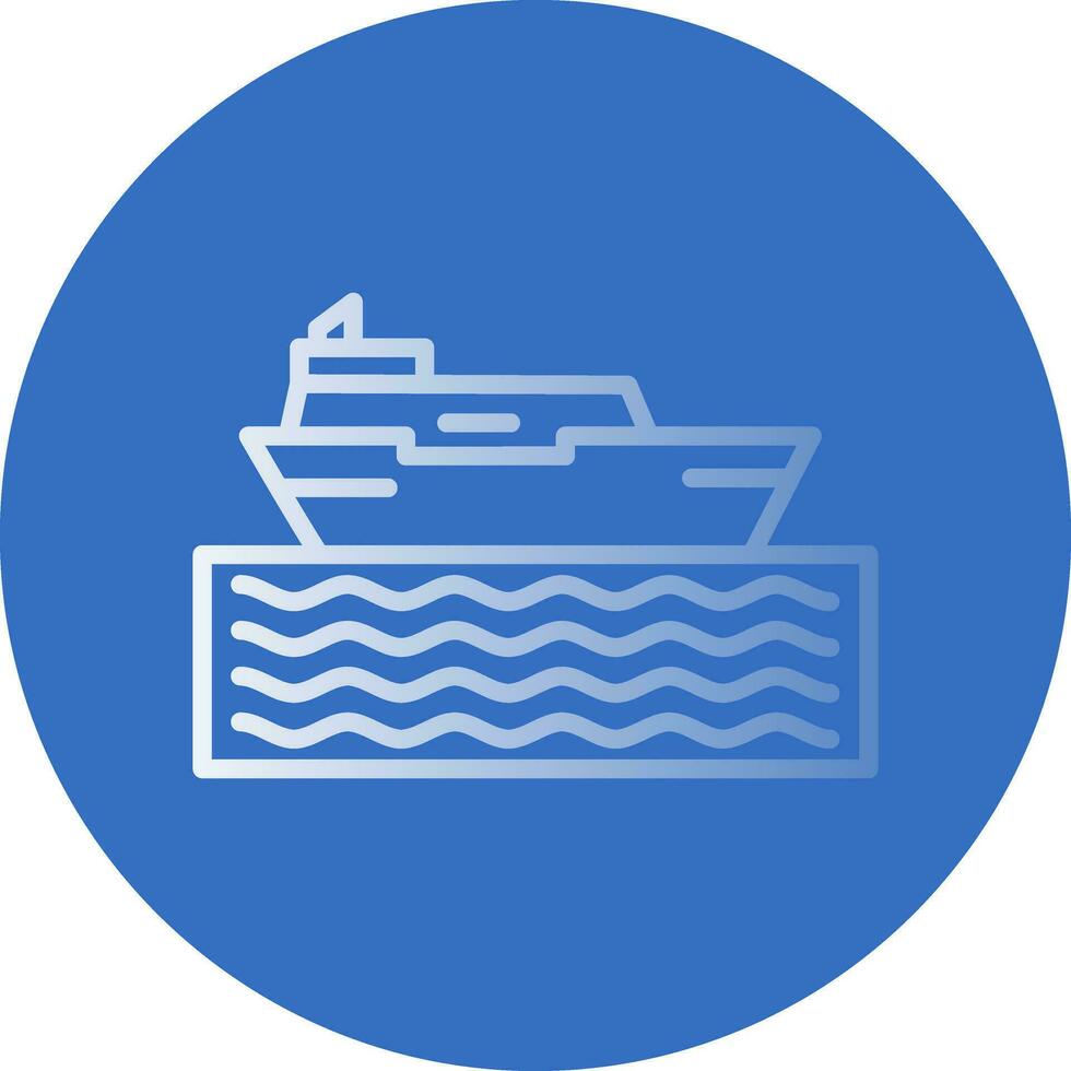 diseño de icono de vector de crucero