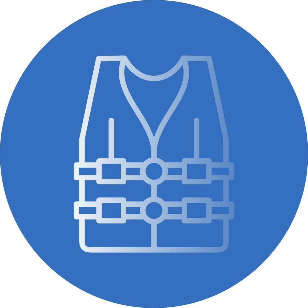 Life vest Vector Icon Design