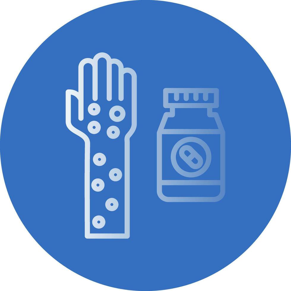 Drug allergy Vector Icon Design