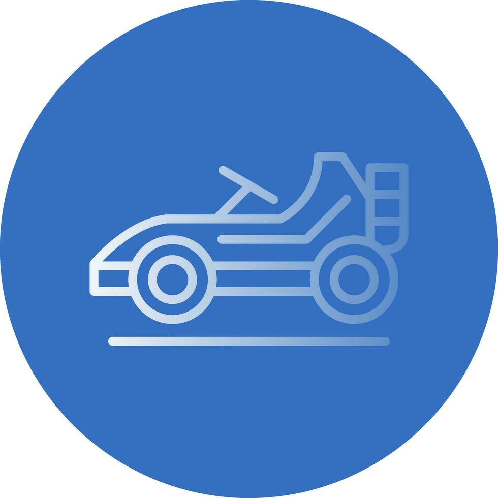 Vamos kart vector icono diseño