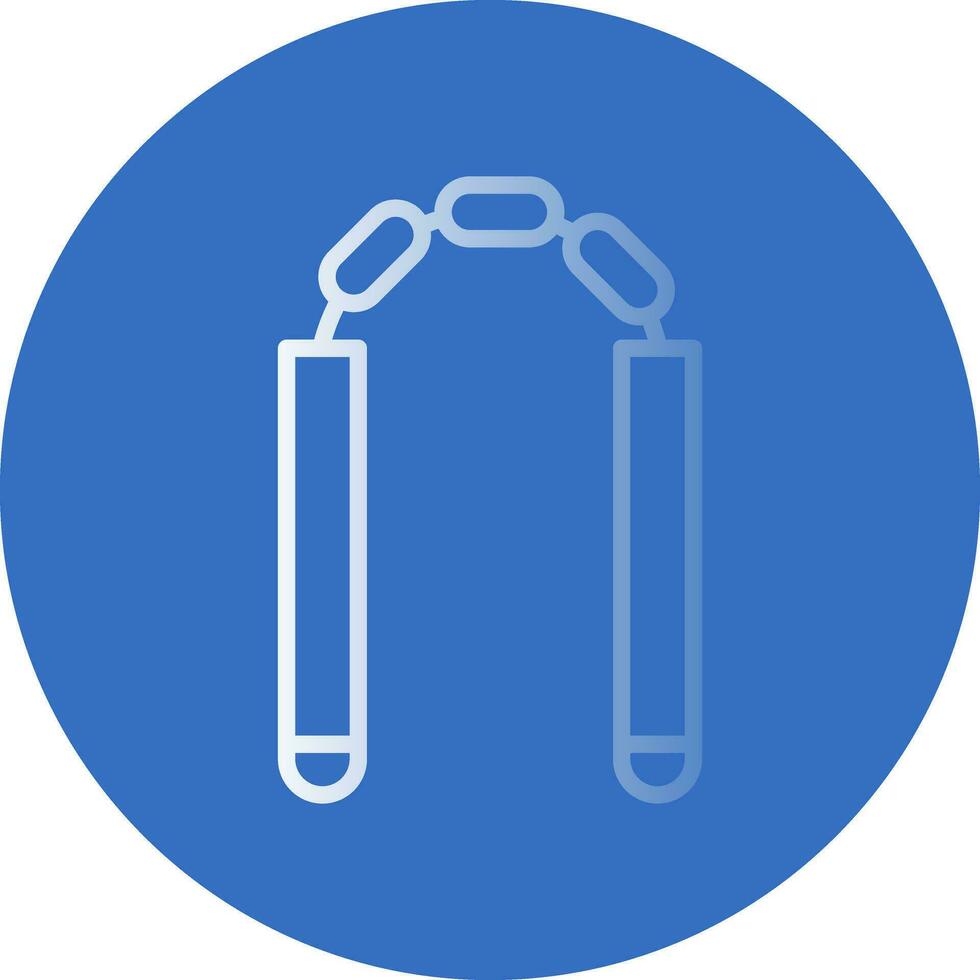 Nunchaku Vector Icon Design