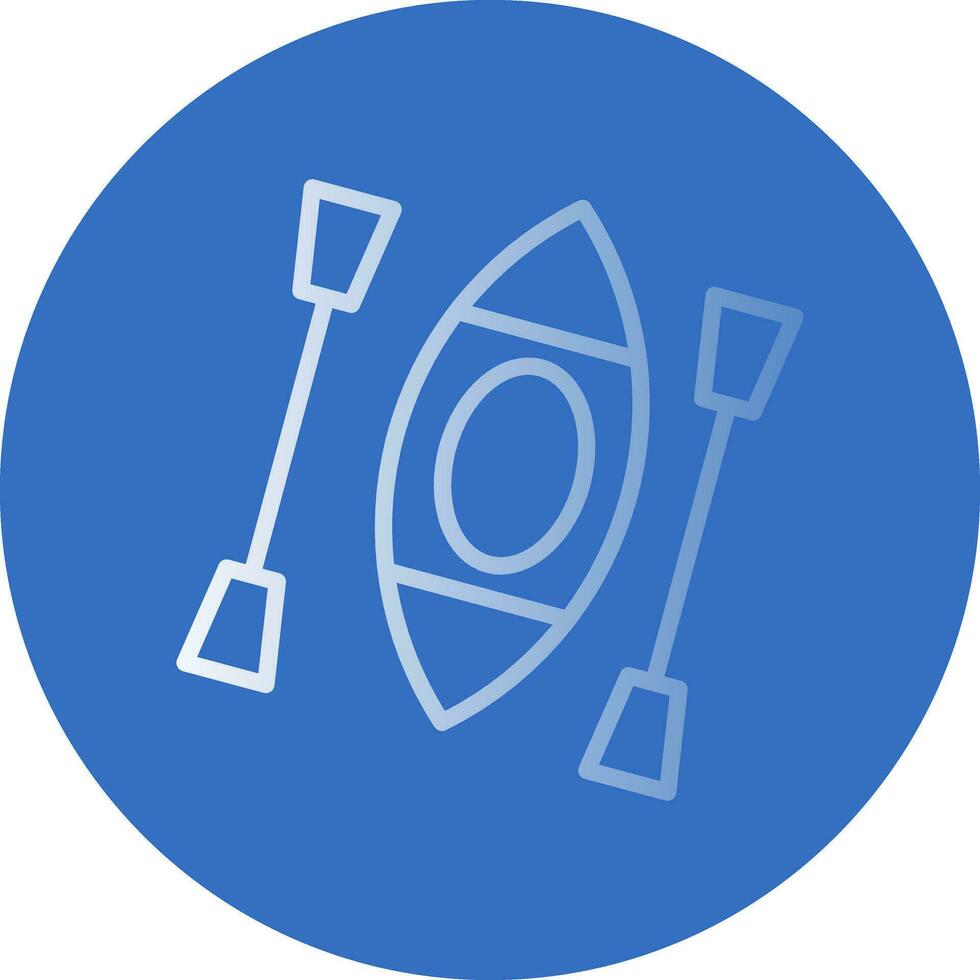 Kayak Vector Icon Design