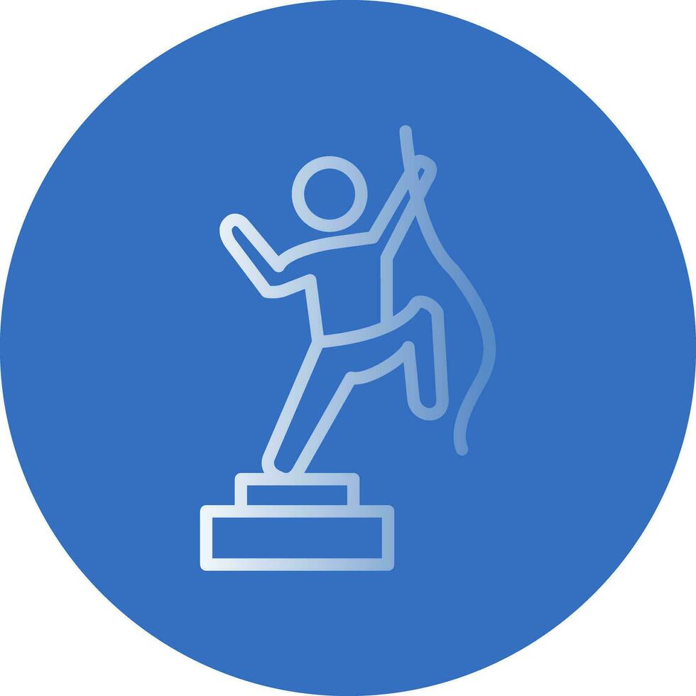 Climbing Vector Icon Design
