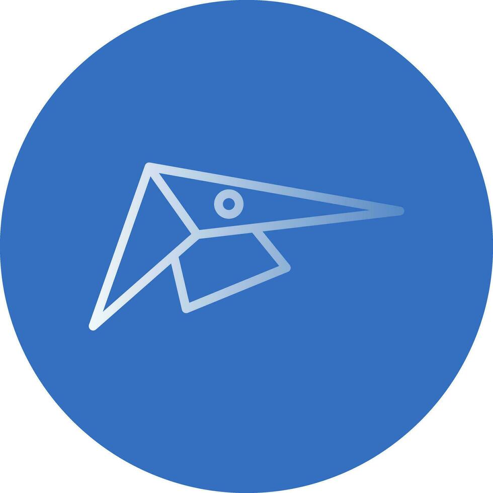 Hang gliding Vector Icon Design