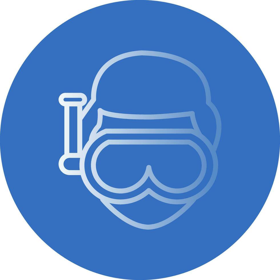 diseño de icono de vector de buceo