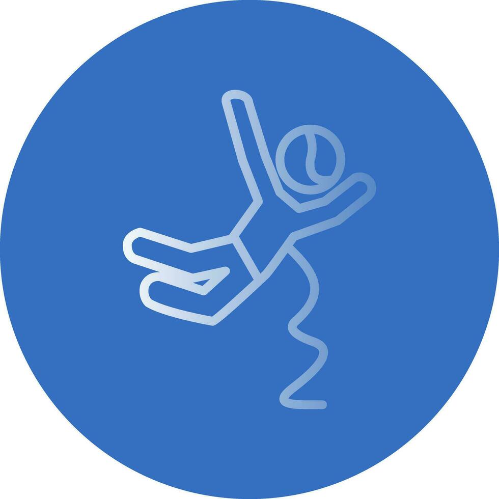 Base jumping Vector Icon Design