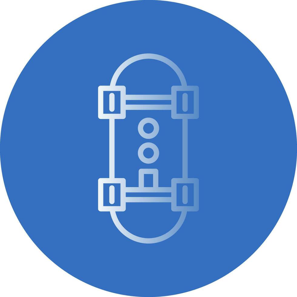 Skateboard Vector Icon Design