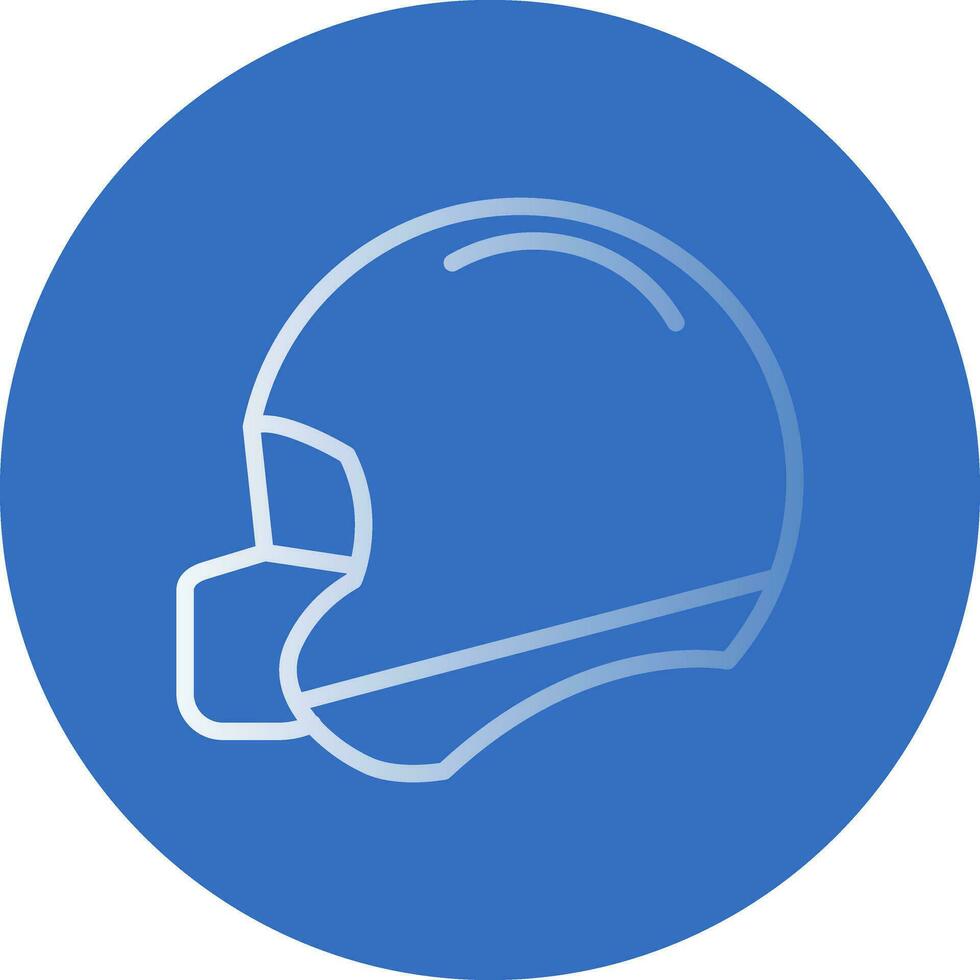 Football helmet Vector Icon Design