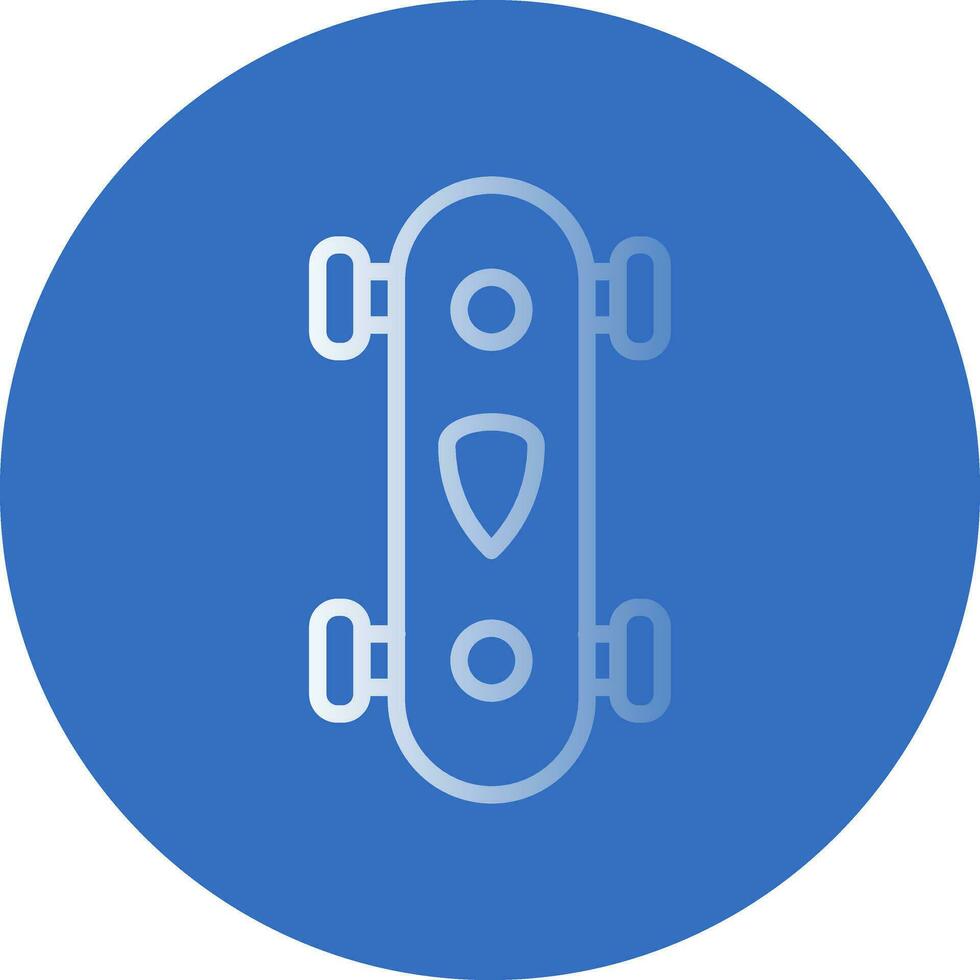 Longboard Vector Icon Design