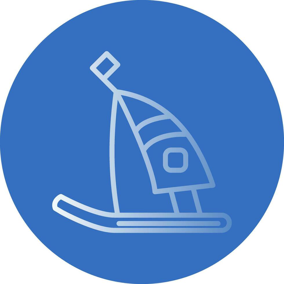 diseño de icono de vector de windsurf