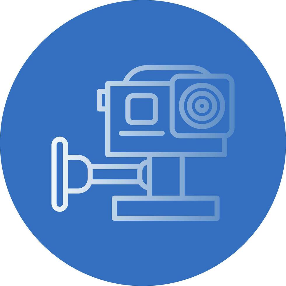 Action camera Vector Icon Design