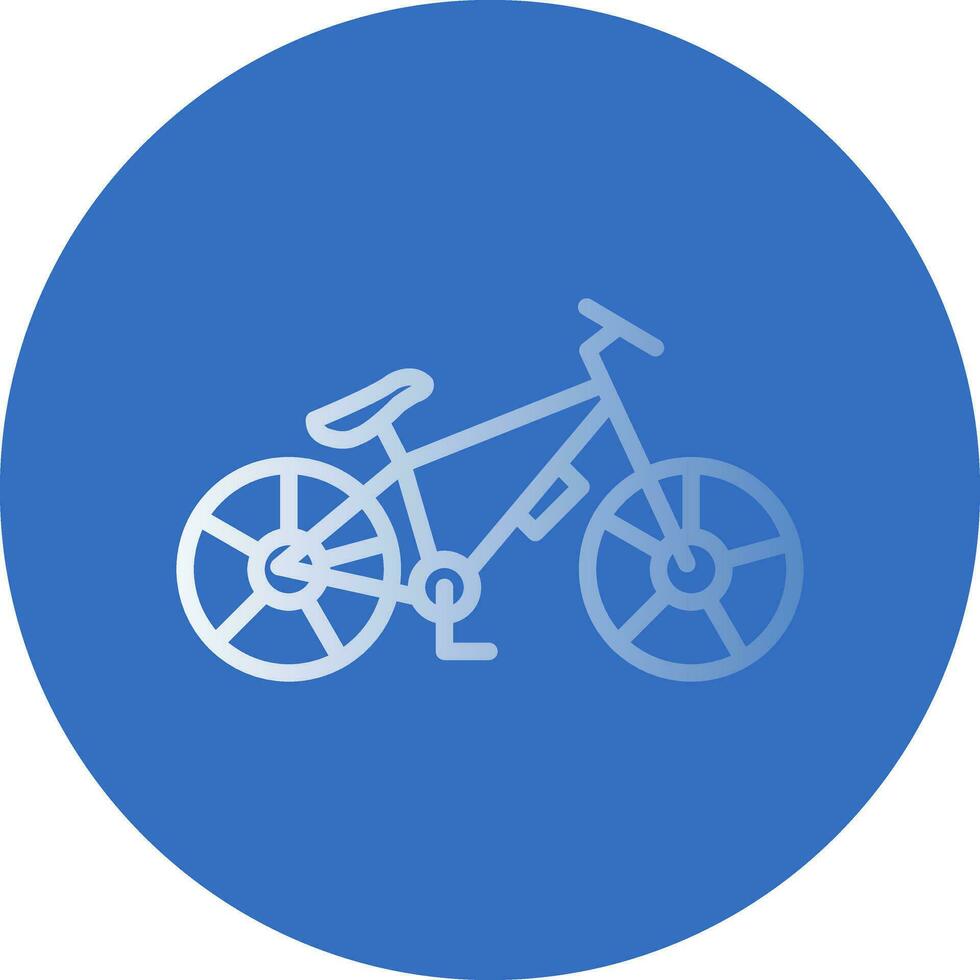 diseño de icono de vector de bicicleta de montaña