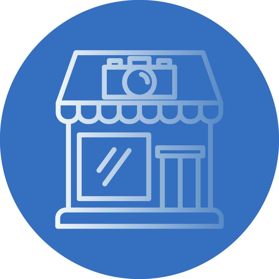Camera shop Vector Icon Design