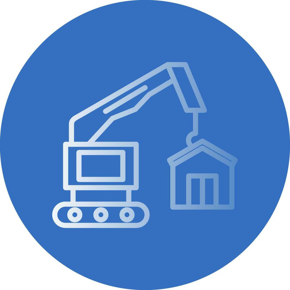 Construction site Vector Icon Design