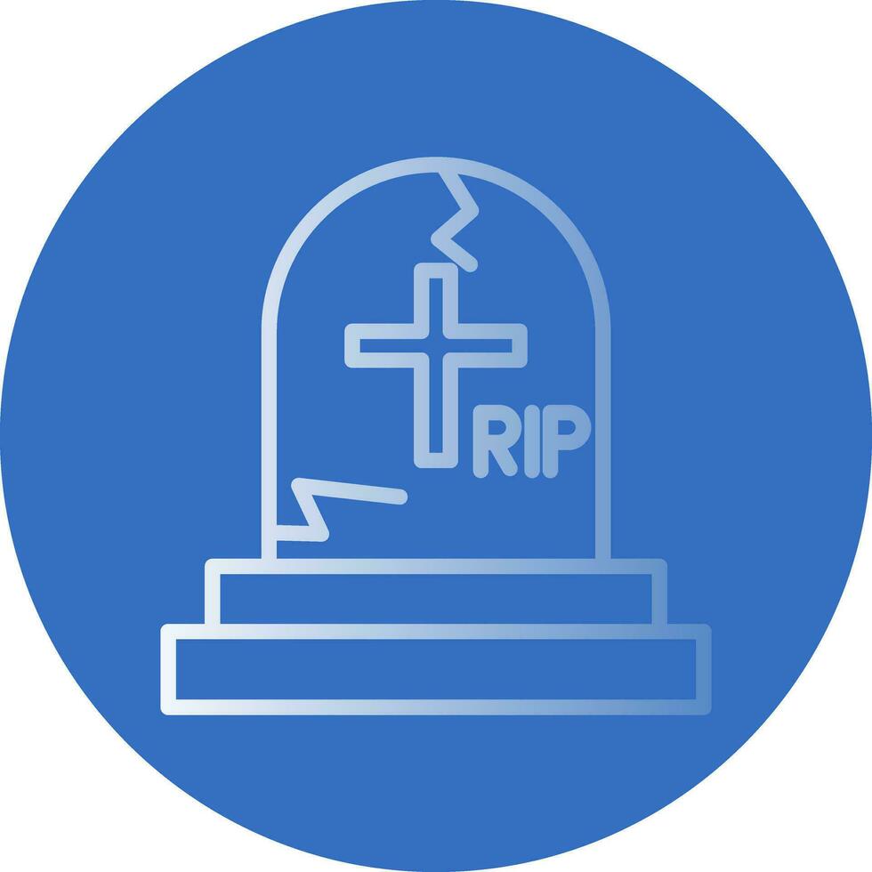 Cemetery Vector Icon Design