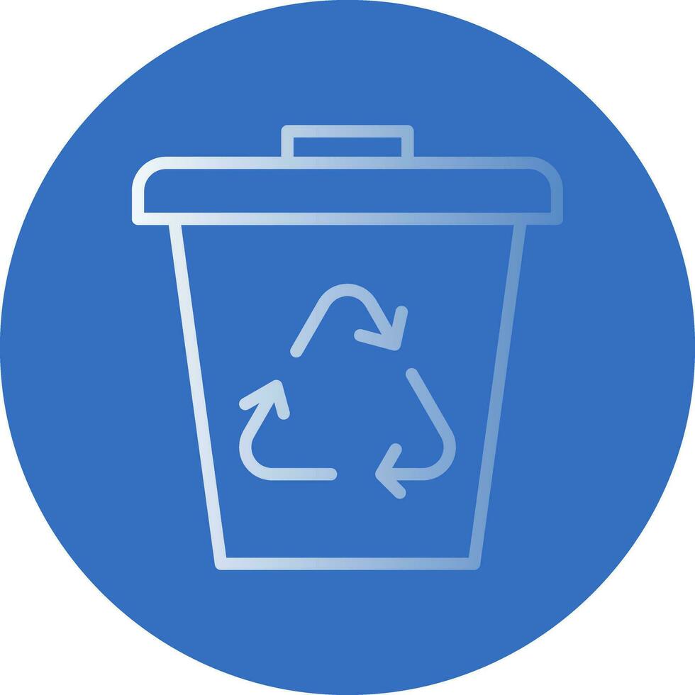 Waste bin Vector Icon Design