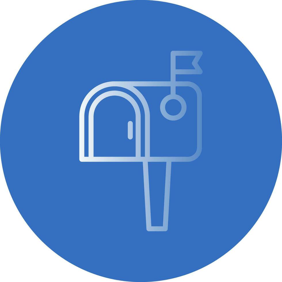 Mailbox Vector Icon Design